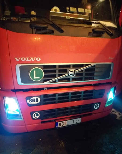 kamion volvo fh 24v h7 sijalica xenon ugradnja novi sad